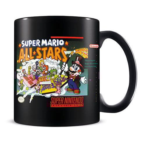Super Nintendo - Super Mario All Starsl Svart mugg