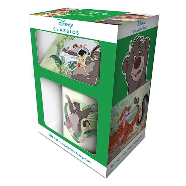 Djungelboken - Mowgli & Baloo - presentförpackning med mugg, underlägg och nyckelring