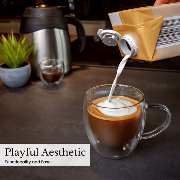 Dubbelväggigt Termiskt Glas Set Borosilikatglas Kaffeglas Teglas Latte Macchiato Tekoppar Kaffekoppar 200-300ml