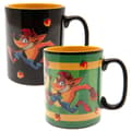 Pikkukuva 1 / 5: Crash Bandicoot Mega Heat Changing Mug
