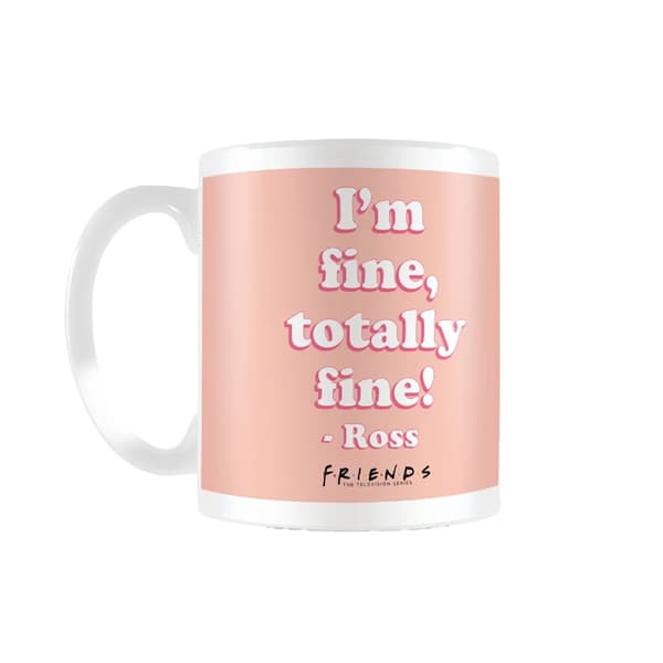 Friends Ross Quote Mug White/Peach One Size