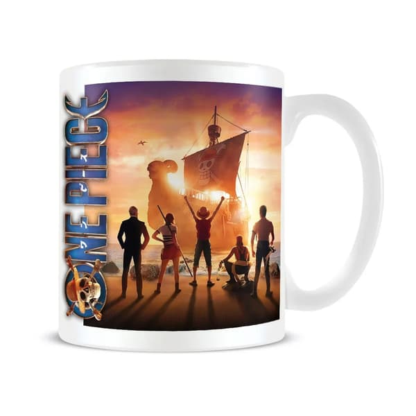 One Piece Set Sail Mug Orange/Blue/White One Size