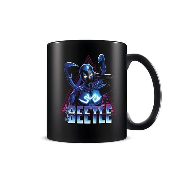 Blue Beetle Super Future Retro Mug Black/Blue One Size