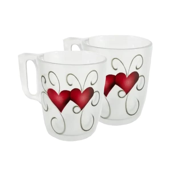 Crystal Ink Tea Mug 25cl, 2-pack - Nybro