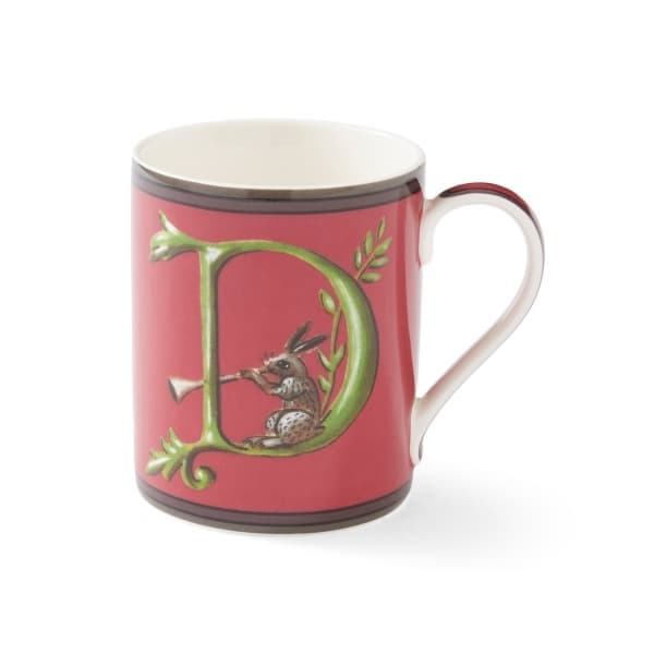 Alphabet Mugg D, 34cl - Spode