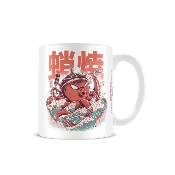 Ilustrata Takyaky Attack Mug White/Orange/Blue One Size