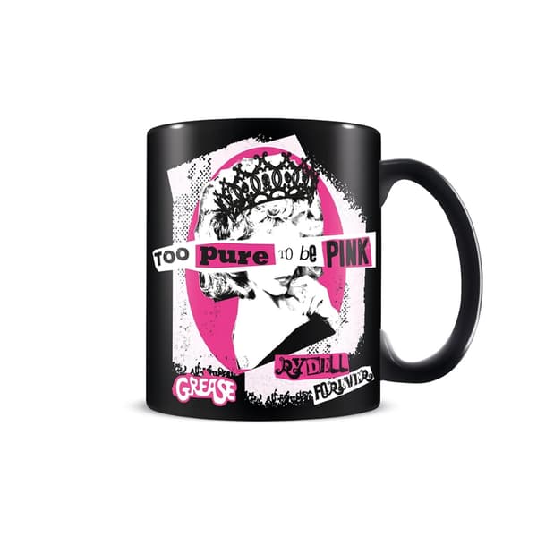 Grease Too Pure To Be Pink Mug Black/Pink One Size
