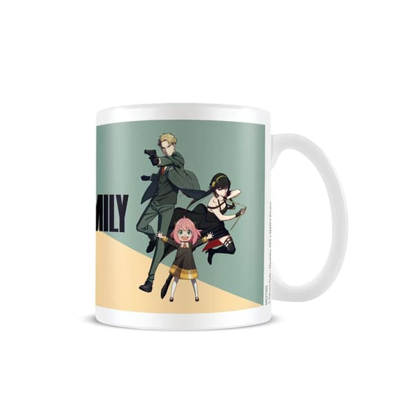 Spy x Family Cool Vs Family Mug White/Beige/Green One Size