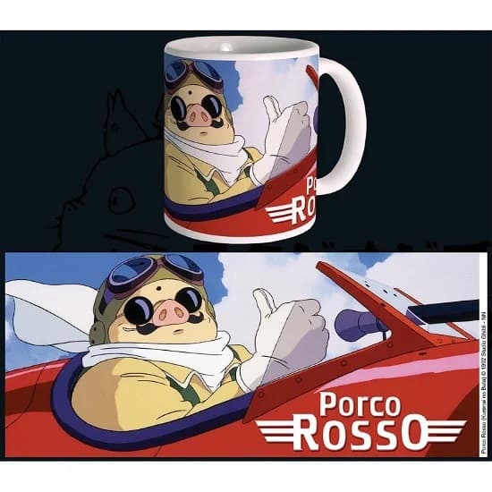 Ghibli - Porco Rosso - Klassisk mugg 340 ml