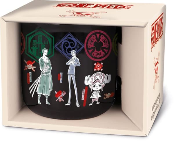 Stor Young Adult - One Piece - Frukostmugg i keramik i presentförpackning - 400 ML