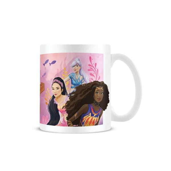 The Little Mermaid Sisters Of The Sea Mug White/Pink One Size