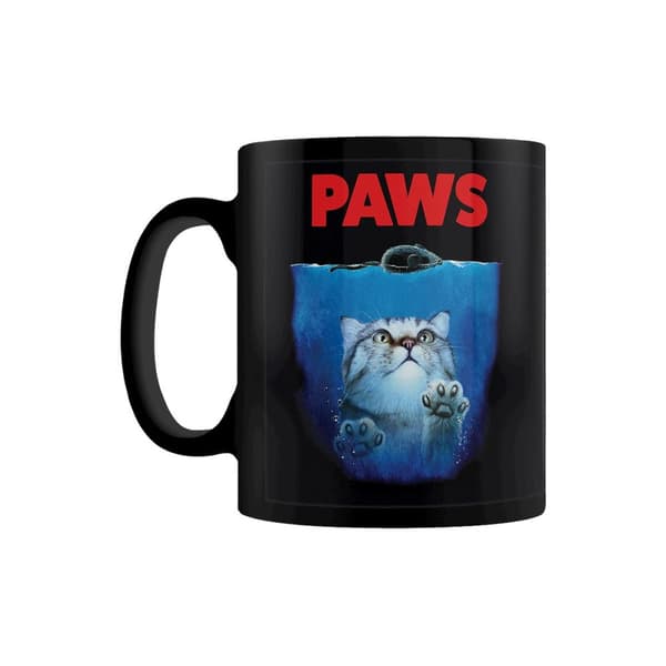 Grindstore Paws Ceramic Mug Black One Size