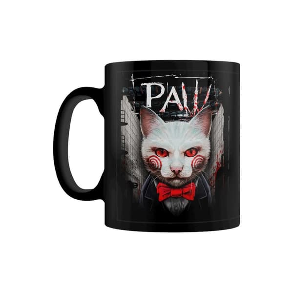 Horror Cats Paw Ceramic Mug Black One Size