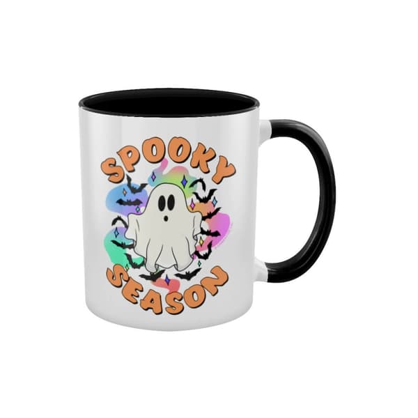 Grindstore Spooky Season Inner Two Tone Mug White/Black One Size