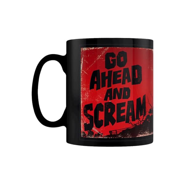 Grindstore Go Ahead And Scream Horror Mug Black One Size