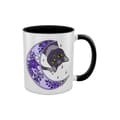 Miniatyrbild 1 av 2: Grindstore Lunar Floral Feline Inner Tvåfärgad mugg