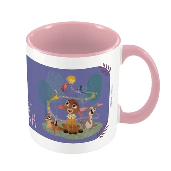 Wish More Than This Inner Two Tone Mug Purple/White/Pink One Size