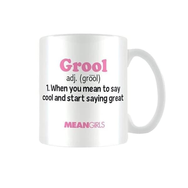 Mean Girls Grool Mug White/Black/Pink One Size