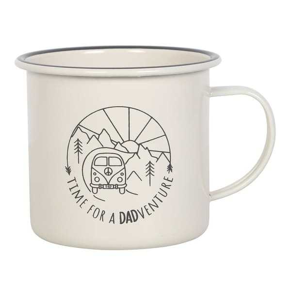 Something Different Time for a DADventure Enamel Camp Mug Cream One Size