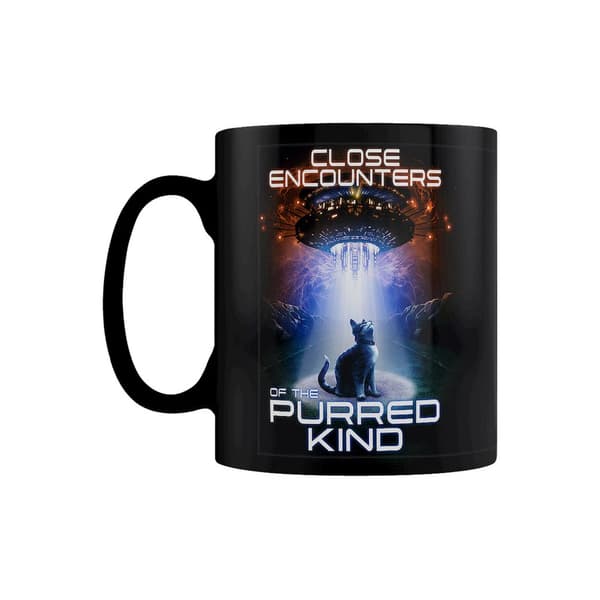 Close Encounters of the Purred Kind Mug Black One Size