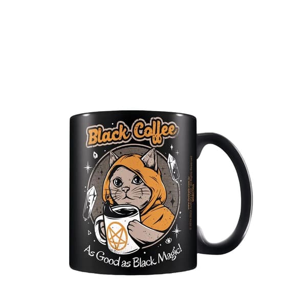 Ilustrata Black Coffee Magic Mug Black/Orange One Size