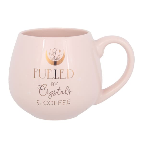 Something Different Crystals And Coffee Round Mug Pink One Size