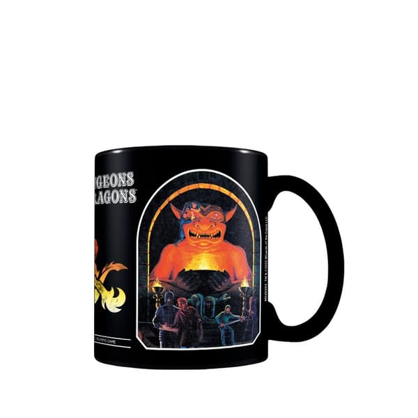 Dungeons & Dragons Thieves In The Temple Heat Changing Mug Black/Orange One Size