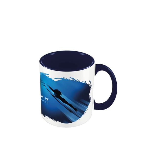 Aquaman And The Lost Kingdom Surface And Dive Inner Two Tone Mug Blue/White One Size