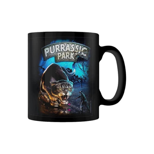 Horror Cats Purrassic Park Mug Black One Size