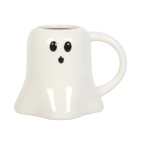 Something Different Hey Boo Ghost Mug White/Black One Size