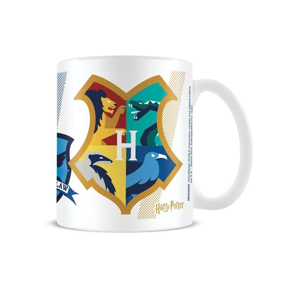 Harry Potter Checkmate Crest Mug White/Multicoloured One Size