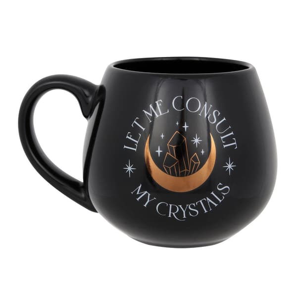 Something Different Let Me Consult My Crystals Round Mug