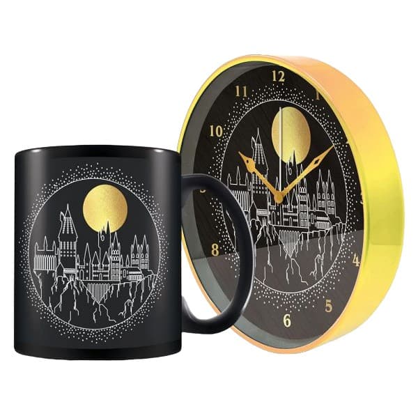 Harry Potter Moon Mug Set Black/Gold One Size