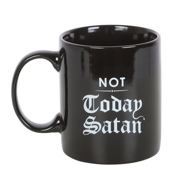 Something Different Ikke i dag Satan krus Black/White One Size