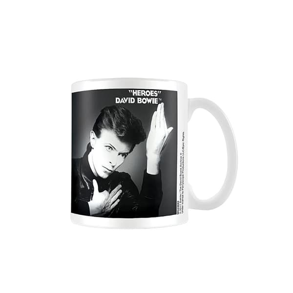 David Bowie Hjältar mugg Black/White/Grey One Size