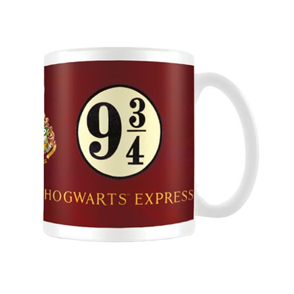 Harry Potter Platform Nine and Three Quarters Mug White/Maroon One Size