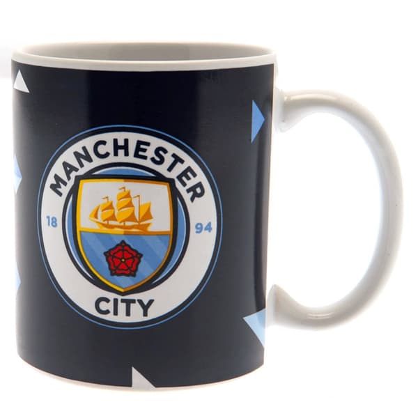 Manchester City FC Particle Mug Navy/Blue One Size