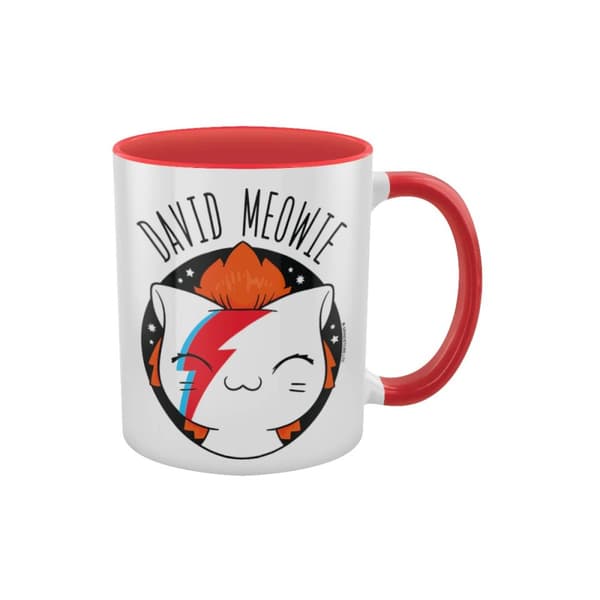 VI Pets Inner Two Tone David Meowie Mug