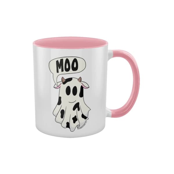 Grindstore Moo! Ghost Cow Two Tone Mug