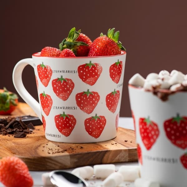 Strawberry mug 40cl - Modern House