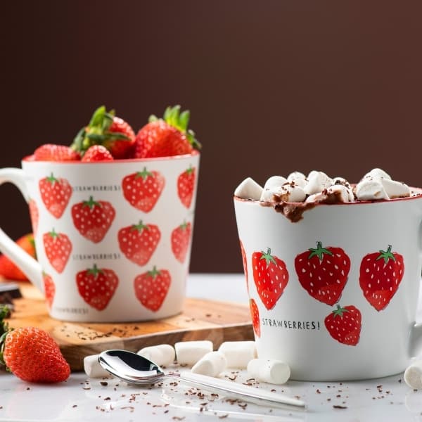 Strawberry mug 40cl - Modern House
