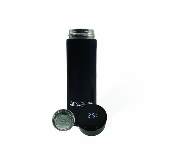 TERMOS INOX 450ML,INDICAT.LED.TEMP NEGRU