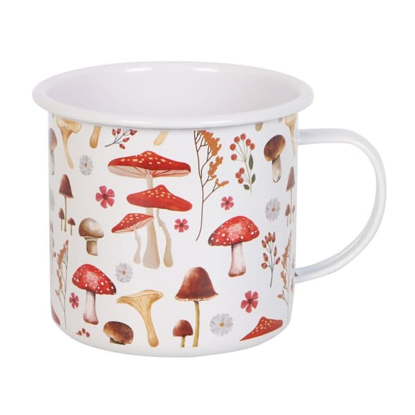 Something Different Mushroom Enamel All-Over Print Mug