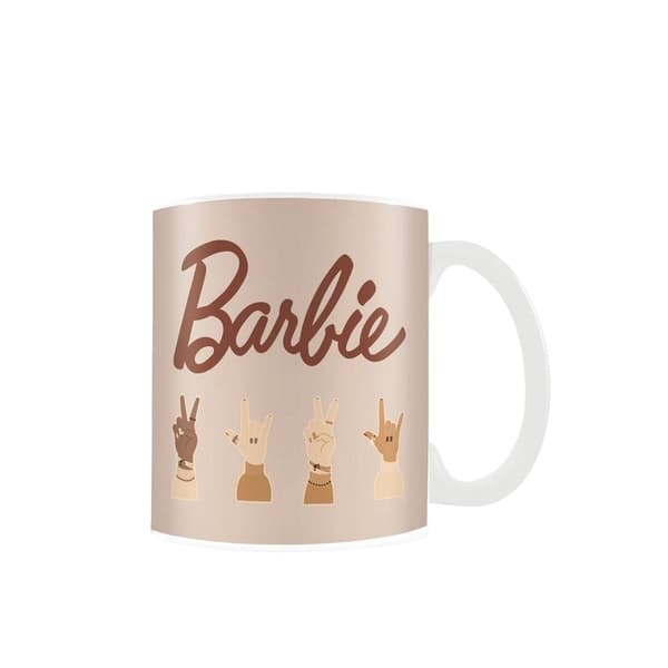 Barbie Strong Mug Brown/White One Size