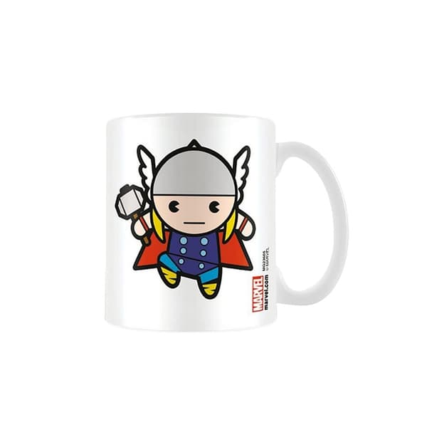 Marvel Kawaii Thor Mug White/Red/Blue One Size