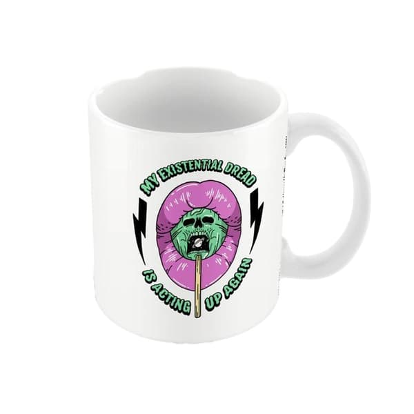Letter Shoppe My Existential Dread Mug White One Size