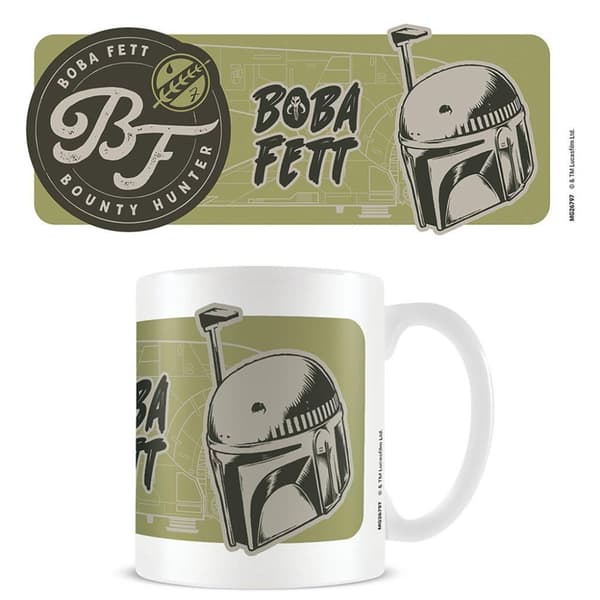 Star Wars: The Book Of Boba Fett Technical Mug White/Green One Size