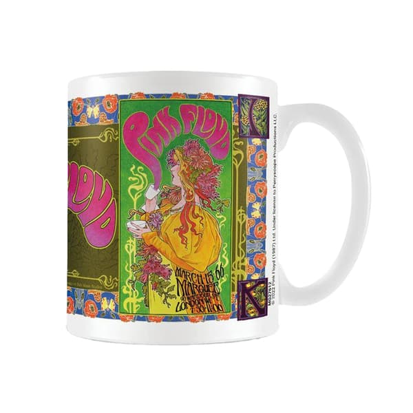 Pink Floyd ´66 Mugg Pink/Green/Yellow One Size