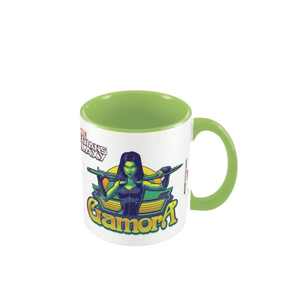 Guardians Of The Galaxy Retro Vibes Gamora Mug White/Green One Size