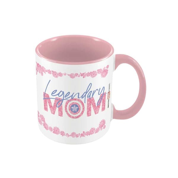 Marvel Legendary Mom Mug White/Pink One Size